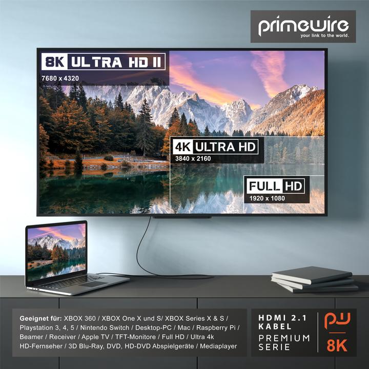 Produktbild Primewire HDMI (Typ A) — HDMI (Typ A) (2 m, HDMI)
