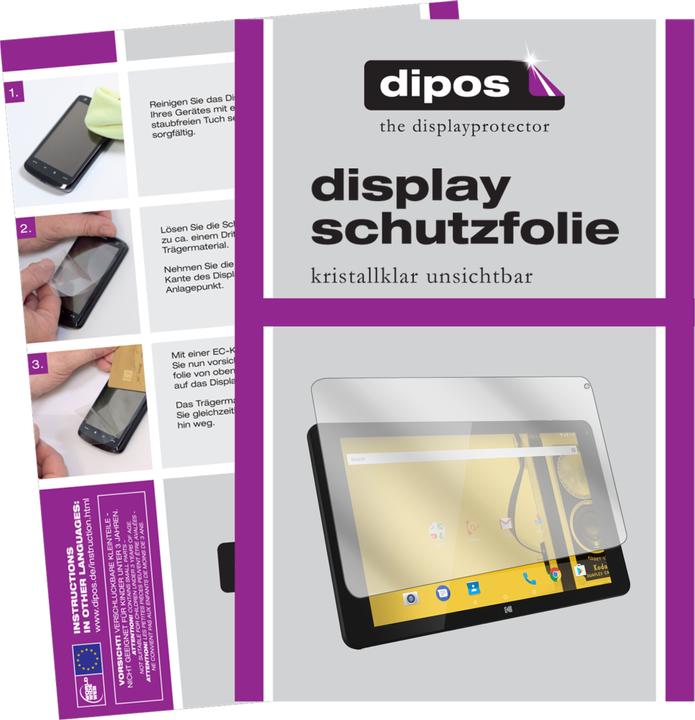 Actual product image Dipos Screen Protector Crystalclear (2 Piece, Kodak Tablet 10.1)