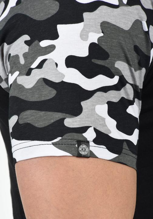 Immagine prodotto Solid Cahil T-Shirt Camouflage Maglietta A Manica Corta Da Uomo Con GiroCollo Con Stampa (XL)