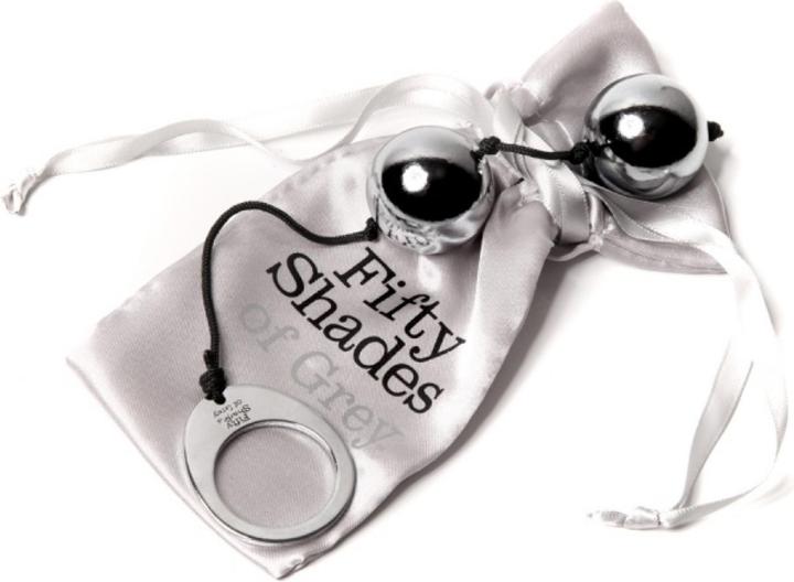 Actual product image Fifty Shades of Grey Inner Goddess Silver Pleasure Balls