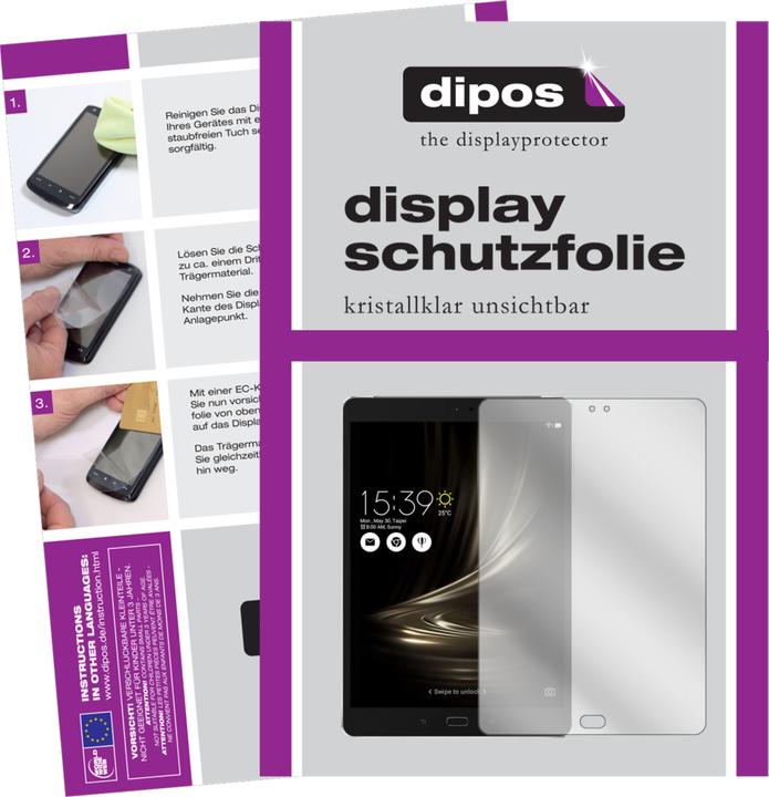 Produktbild Dipos Displayschutzfolie Crystalclear (2 Stück, Asus ZenPad 3S 10)