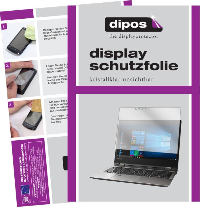 Actual product image Dipos Screen Protector Crystalclear (2 Piece, Toshiba Portégé X20W)