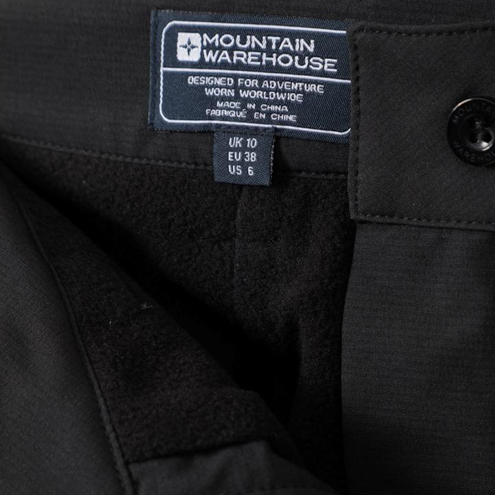 Actual product image Mountain Warehouse Womens/Ladies Arctic II Thermal Fleece Hiking Trousers (46 D)
