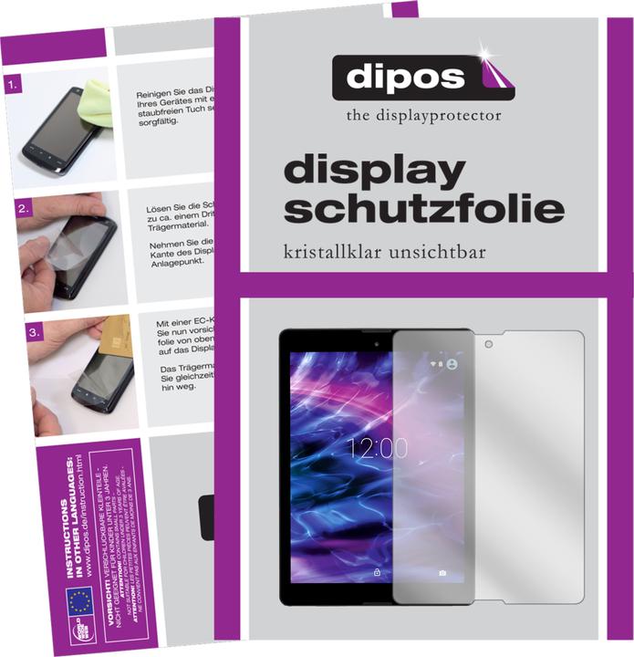 Actual product image Dipos Screen Protector Crystalclear (2 Piece, Lifetab P9702)