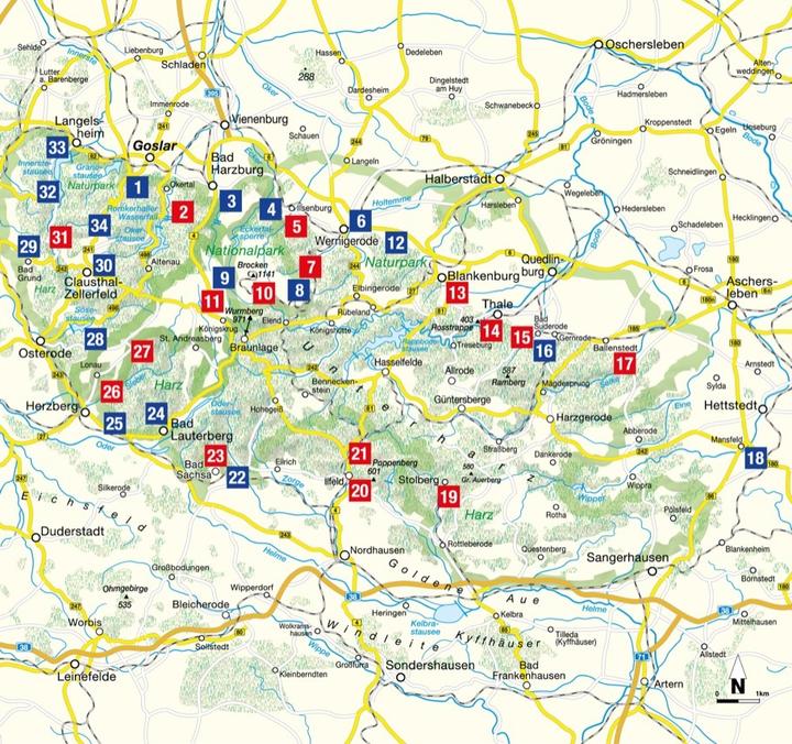 Image du produit Wanderungen für Langschläfer im Harz (Allemand, Richard Goedeke, 2017)
