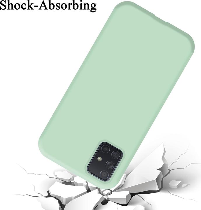 Actual product image Cadorabo TPU Liquid Silicone Case Cover (Samsung Galaxy A71)