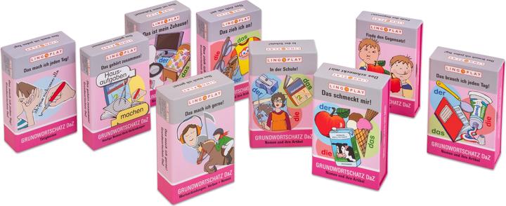 Actual product image DAZ - Basic vocabulary - 9 learning games in a package (German)