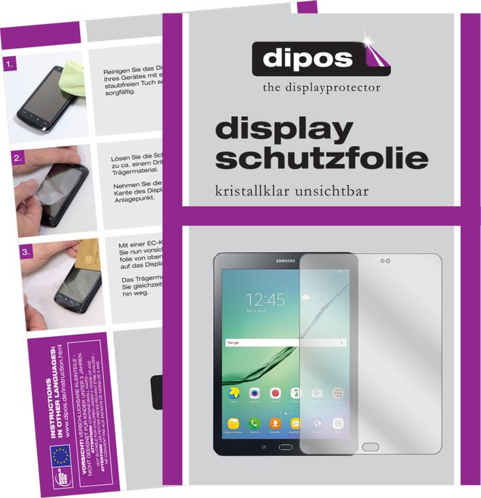 Produktbild Dipos Displayschutzfolie Crystalclear (2 Stück, Galaxy Tab S2 9.7 (2015))