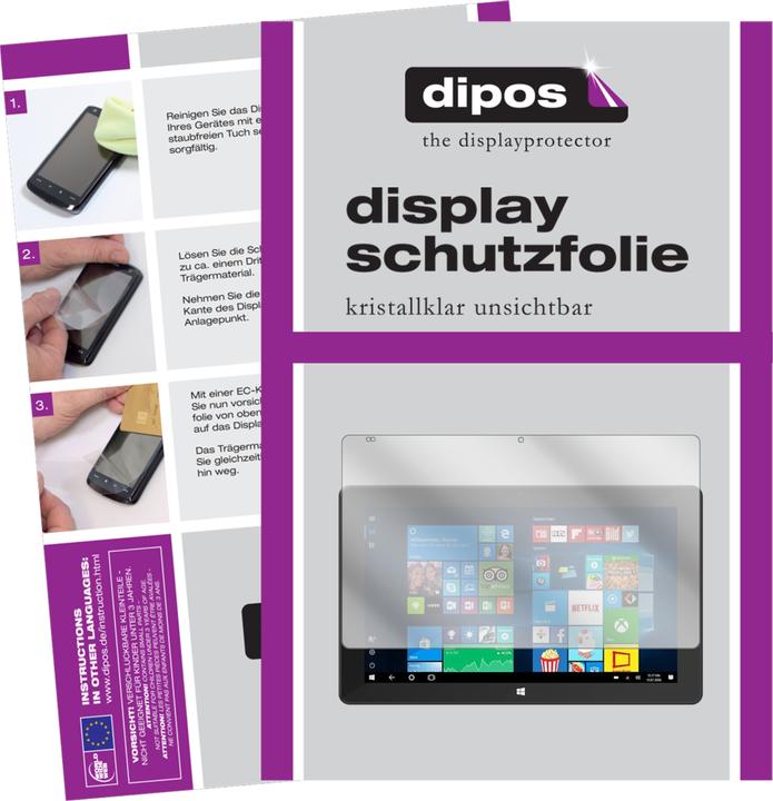 Actual product image Dipos Screen Protector Crystalclear (2 Piece, SurfTab Twin 11.6)