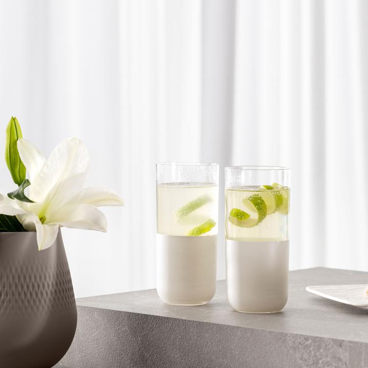 Produktbild Villeroy & Boch Longdrink-Glas, Set 4tlg. Manufacture Rock blanc (0.30 l, 4 x)