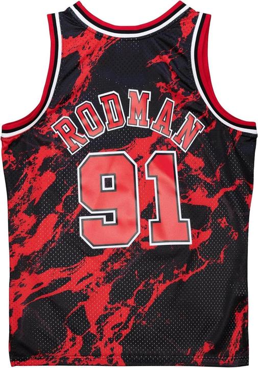 Actual product image Mitchell & Ness NBA Team Marble Swingman Jersey - Chicago Bulls - 102819 (M)