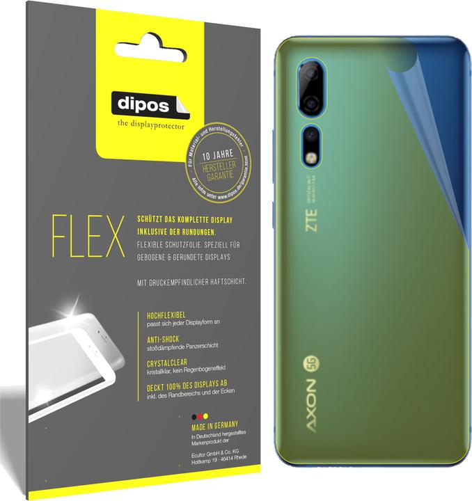 Produktbild Dipos Displayschutzfolie Full-Cover 3D (3 Stück, ZTE Axon 10 Pro)