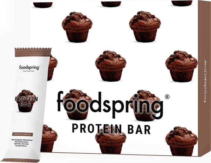 Immagine prodotto Foodspring Barretta proteica (Muffin al cioccolato, 12 pz., 720 g)