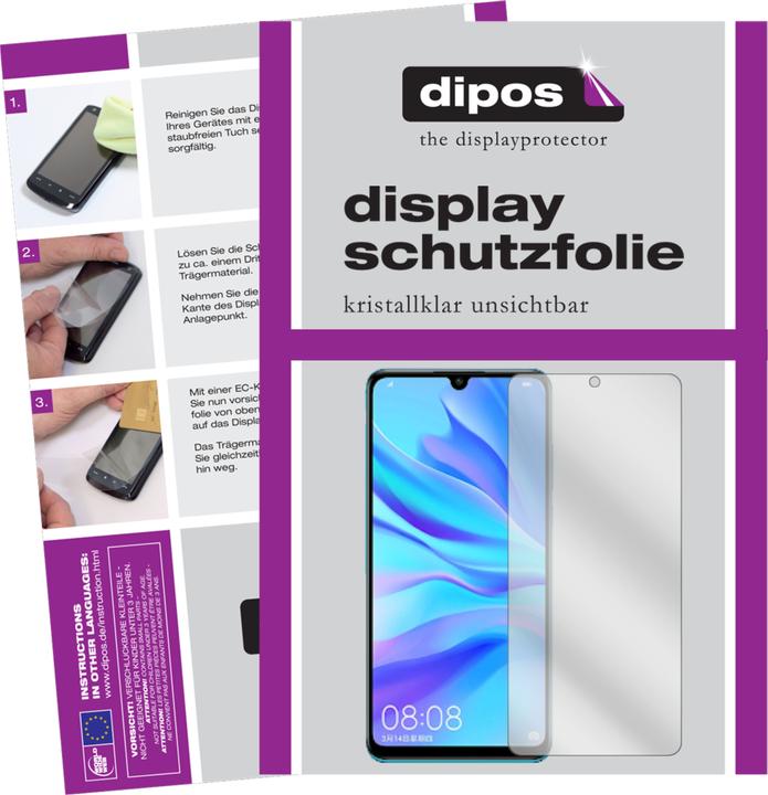 Actual product image Dipos Screen Protector Crystalclear (2 Piece, Huawei P30 Lite)