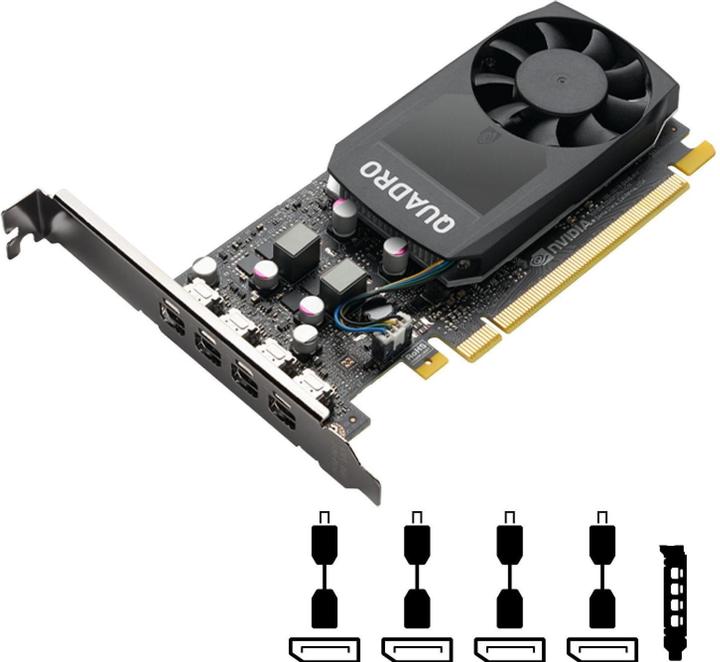 Produktbild PNY Quadro P1000 V2 (4 GB)