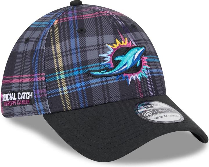 Produktbild New Era 39Thirty Cap - CRUCIAL CATCH Miami Dolphins - S/M (S/M)