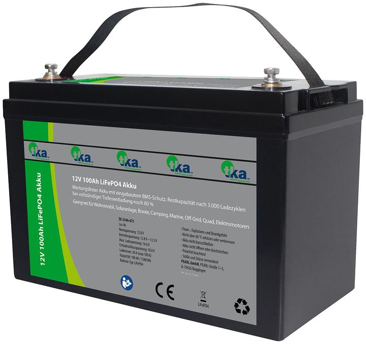 Immagine prodotto TKA Batteria per sistema solare (12.80 V, 100 Ah)