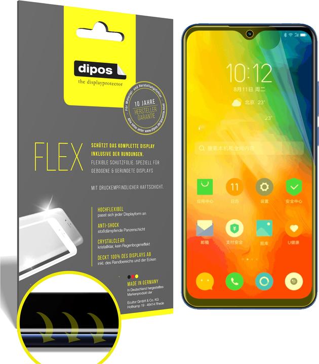 Immagine prodotto Dipos Pellicola Protettiva Full-Cover 3D (3 Pezzo/i, Lenovo K6 Enjoy)