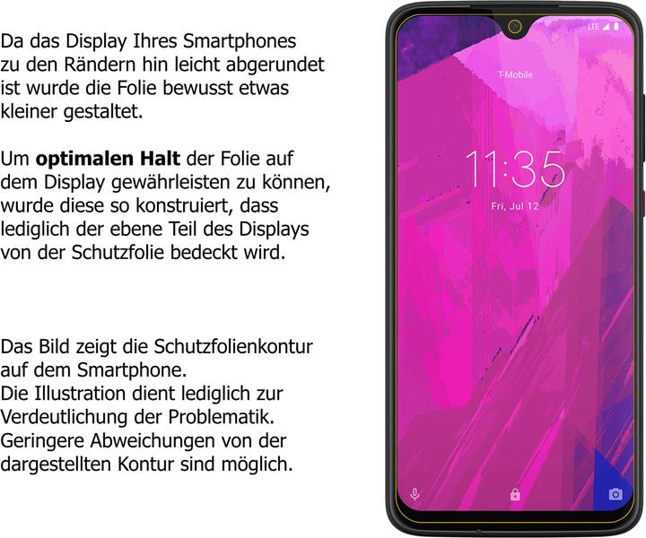 Image du produit Dipos Film de Protection d’écran Anti-Shock (2 pièce(s), T-Mobile Revvlry Plus)