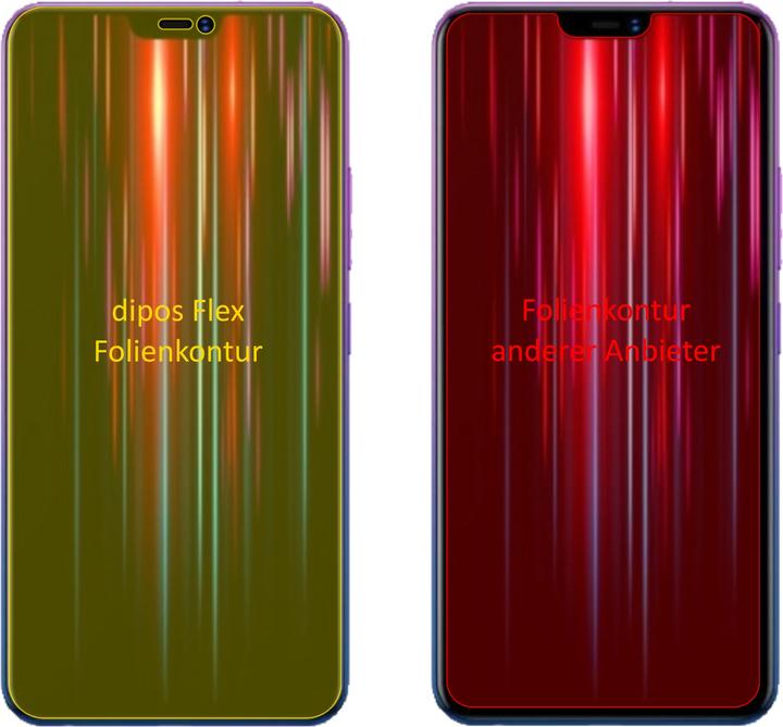 Produktbild Dipos Displayschutzfolie Full-Cover 3D (2 Stück, Vivo Z1 Lite)