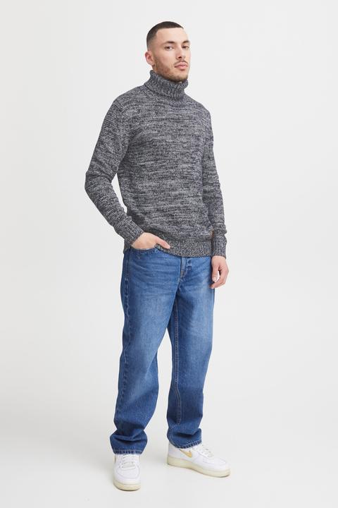 Actual product image Solid Philaremo Men's Roll Neck Jumper Turtleneck Made Of 100% Cotton (XXL)