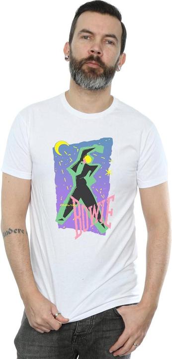 Actual product image David Bowie Mens Moonlight Dance T-Shirt (S)