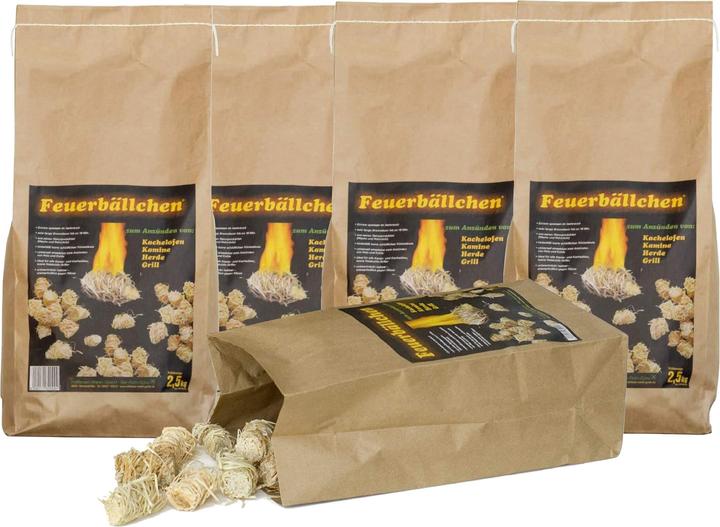 Actual product image Raiffeisen-Waren Raiffeisenwaren fireball lighter, content 12,5 kg, burning time 10 min