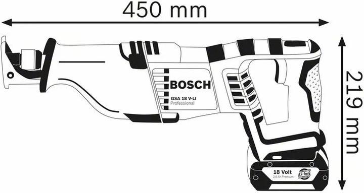 Image du produit Bosch Professional GSA 18 V-LI