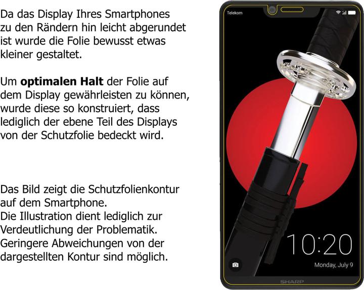 Produktbild Dipos Displayschutzfolie Crystalclear (6 Stück, Sharp Aquos D10)