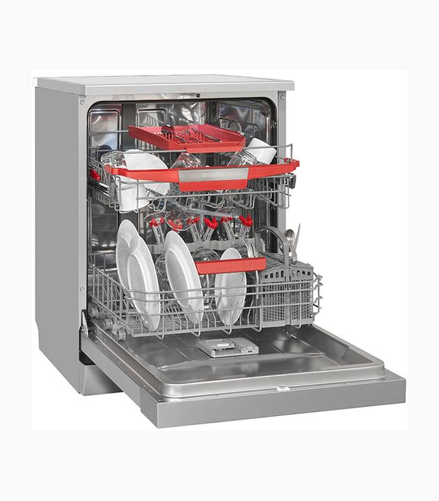 Actual product image Exquisit GSP9614030B inox freestanding dishwasher 60 cmB