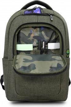 Actual product image Factory ECB34UF Notebook Bag 35.8 cm (14.1" ) Backpack Khaki
