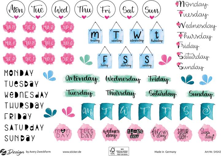 Productafbeelding Avery Lettering Sticker