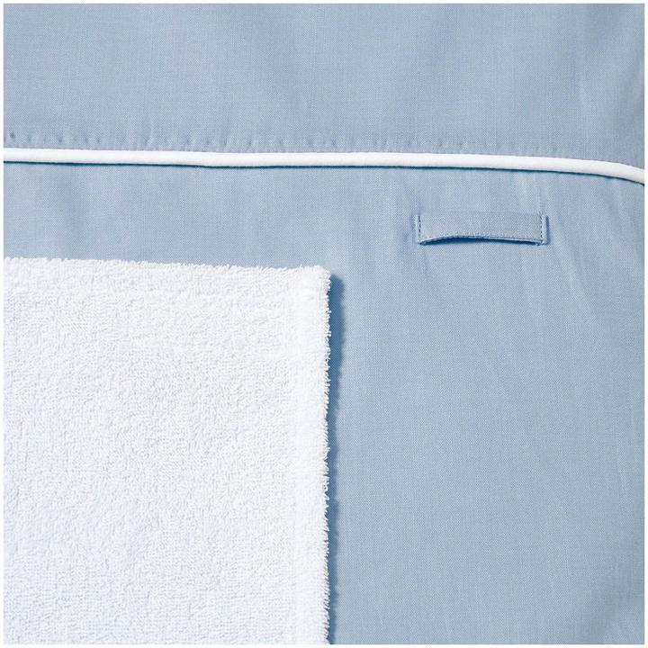 Actual product image nordic coast company Changing mat blue gray (70 x 80 cm)