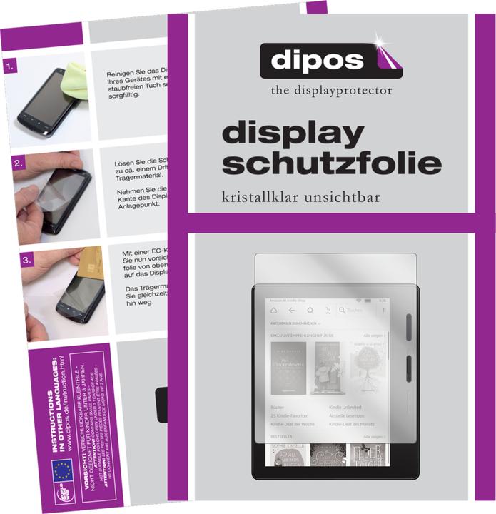 Actual product image Dipos Screen Protector Crystalclear (2 Piece, Kindle Oasis 2017)