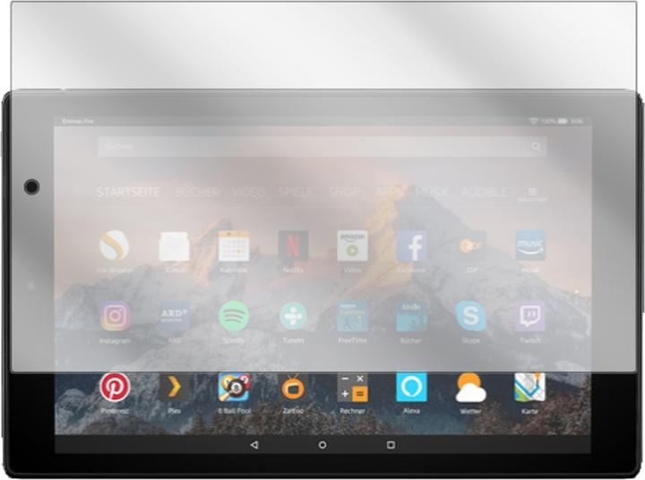 Image du produit Dipos Film de Protection d’écran Crystalclear (2 pièce(s), Amazon Fire HD 10 2017)