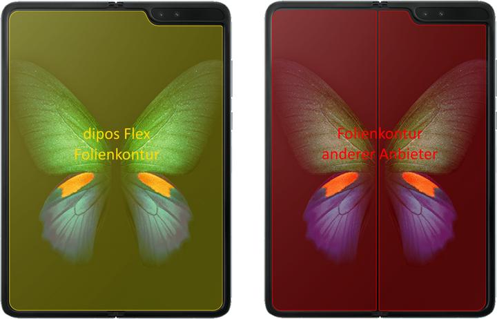 Produktbild Dipos Displayschutzfolie Full-Cover 3D (2 Stück, Samsung Galaxy F5)