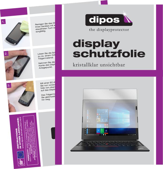 Actual product image Dipos Screen Protector Crystalclear (2 Piece, ThinkPad X1)