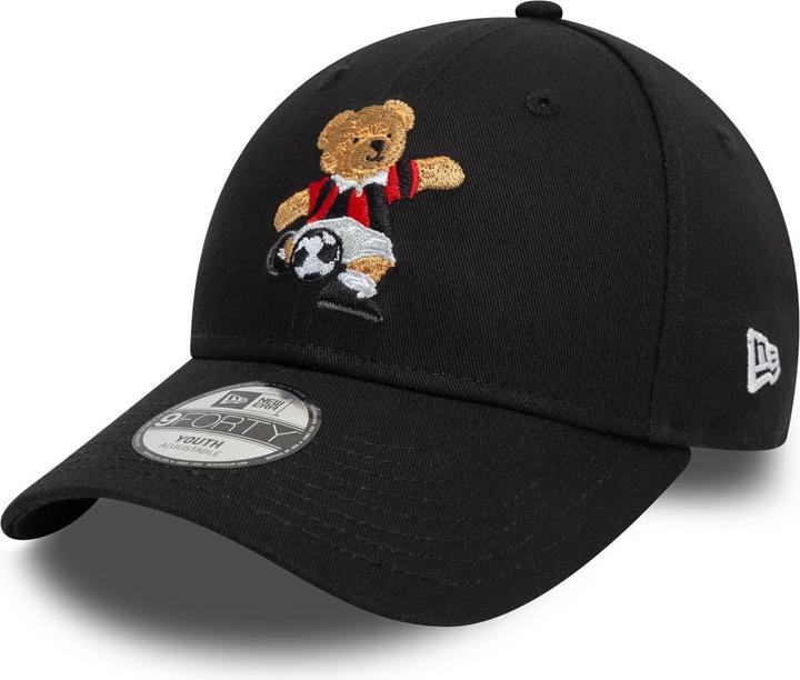 Produktbild New Era 9Forty Kinder Cap - AC MAILAND schwarz BEAR - Youth (55, 56, 54 C)