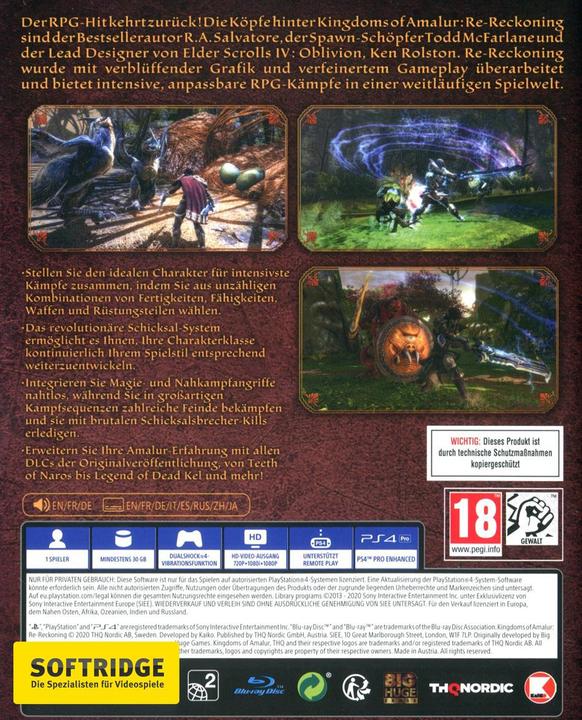 Actual product image THQ Kingdoms of Amalur Re-Reckoning (PS4, EN)