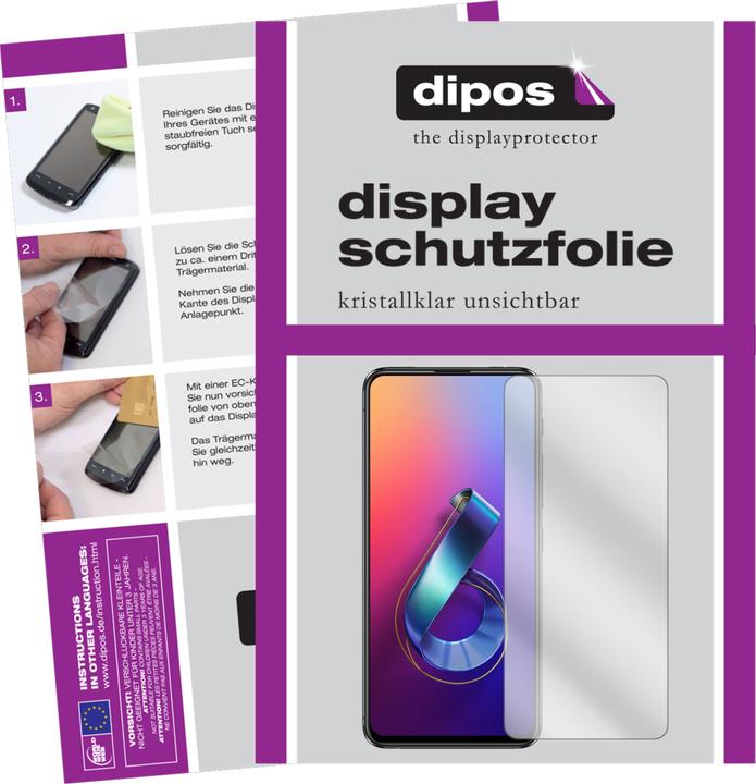 Produktbild Dipos Displayschutzfolie Crystalclear (6 Stück, Asus Zenfone 6)
