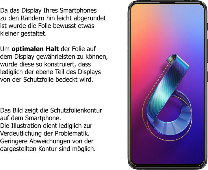 Produktbild Dipos Displayschutzfolie Crystalclear (6 Stück, Asus Zenfone 6)