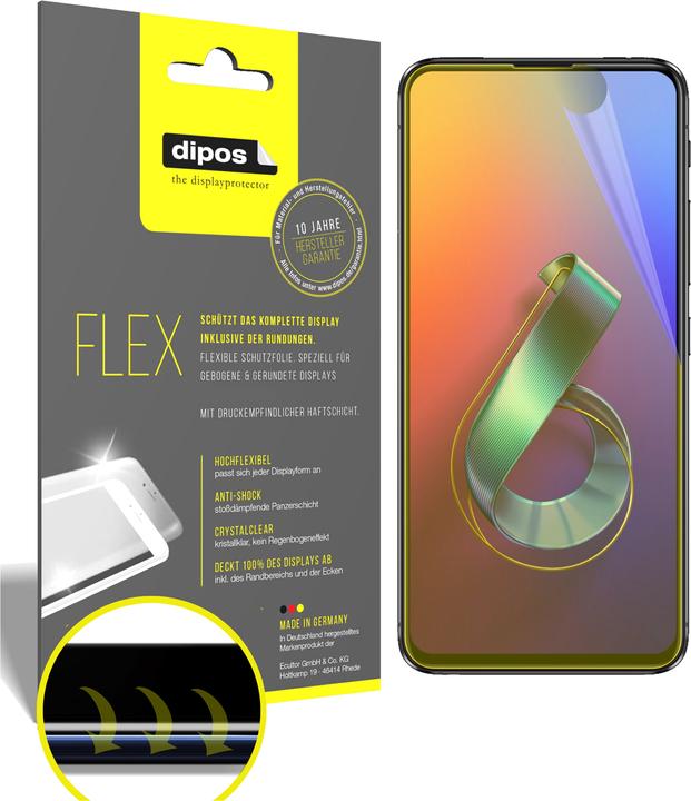 Image du produit Dipos Film de Protection d’écran Full-Cover 3D (3 pièce(s), Asus Zenfone 6)