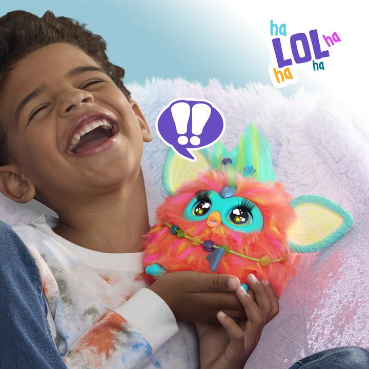 Image du produit Furby Jouet interactif (orange) - voix allemande (22.86 cm)