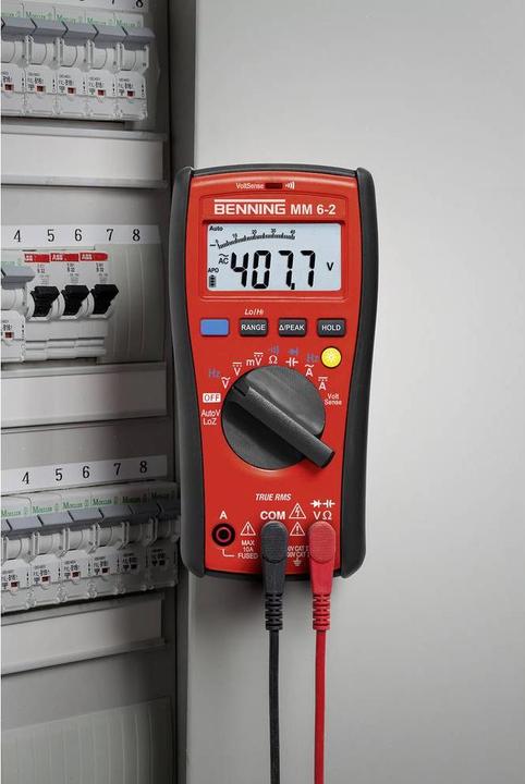 Produktbild Benning Hand-Multimeter digital MM 6-2 (CAT III 1000V, CAT IV 600V)