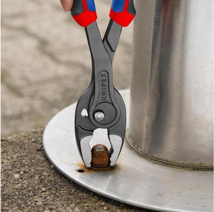 Image du produit Knipex Pince frontale TwinGrip (rouge/bleu, longueur 250mm) (250 mm)
