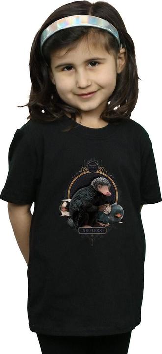 Actual product image Fantastic Beasts Girls Baby Nifflers Cotton T-Shirt (140, 146)