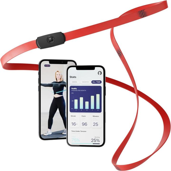 Immagine prodotto Straffr La fascia fitness intelligente, rossa (0.16 m, Strong)