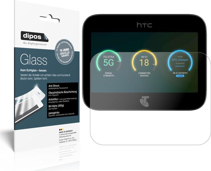 Image du produit Dipos Film de Protection d’écran Anti-Shock (2 pièce(s), HTC 5G Hub)