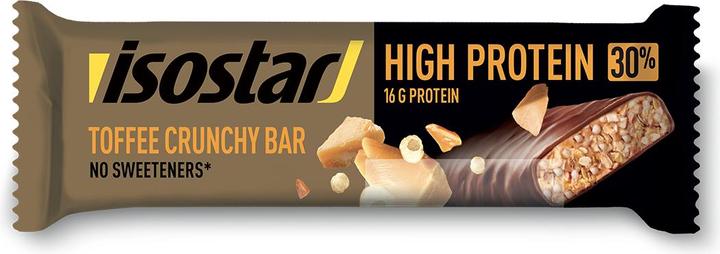 Image du produit Isostar Barre High Protein 30% Toffee Crunchy Bar, 16 x 55g (Caramel, 16 pcs, 880 g)