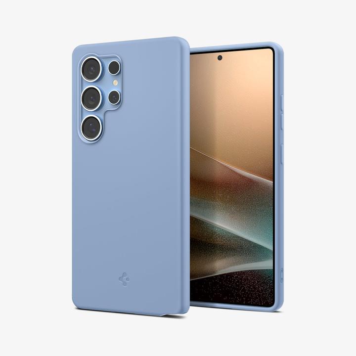 Produktbild Spigen Silicone Fit Mag Hülle für Samsung Galaxy S25 Ultra – blau (Samsung Galaxy S25 Ultra)